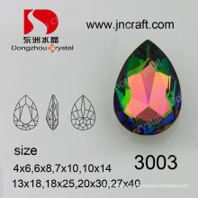 Canton Fair Sew on Pear-Shaped Crystal Fancy Stone for Garment